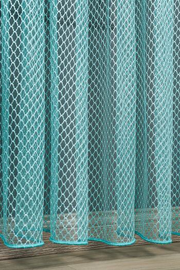 perdealemi Lace Knitted Tulle Curtain High Gramage, 600x260, Normal Pleat, 1/2.5