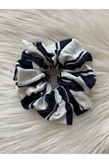Donna Liberta Set of 3 Marine Sailor Themed Fabric Hair Rubber Buckles Toka011