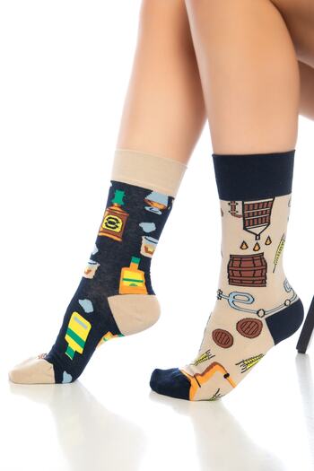 DAYCO Colorful Barrel Patterned Unisex Socks