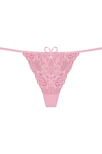 Zena Pink Lace Thong Women's Panties
