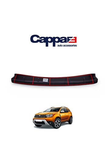 Cappafe Dacia Duster Arka Tampon Eşiği Koruma (Abs) Mat Siyah 2018 Ve Sonrası