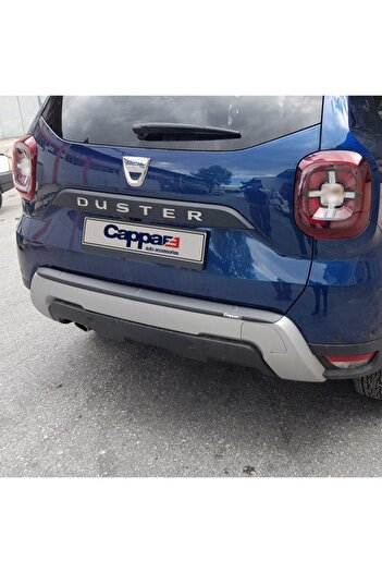 Cappafe Dacia Duster Arka Tampon Eşiği Koruma (Abs) Mat Siyah 2018 Ve Sonrası