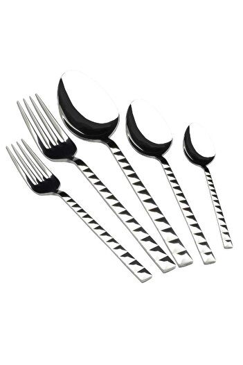 Hira 30 Piece Fork Spoon Set Pyramid