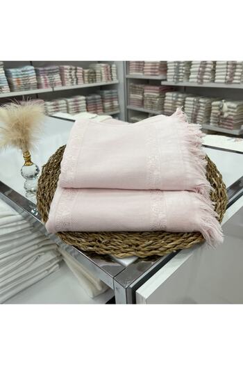 Nurpak 50*90 Etamine Cloth Velvet Towel Set of 2