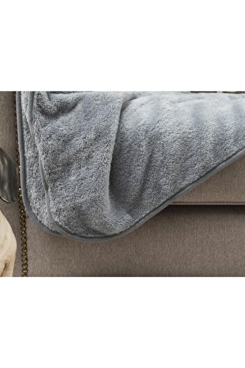 Mulberry Wellsoft Battaniye, Televizyon Battaniyesi, Peluş, Polar Battaniye, Çift Kişilik 220*230-gri