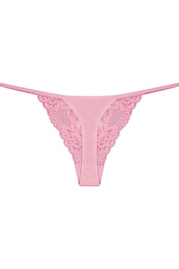 Zena Pink Lace Thong Women's Panties