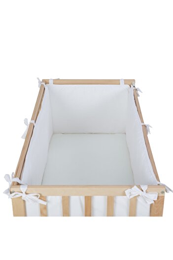 G&G baby White Four Piece Side Protection Set 60x120 For Cribs