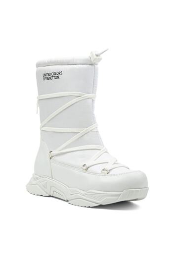 Benetton BN-30392 Kadın Bot Beyaz
