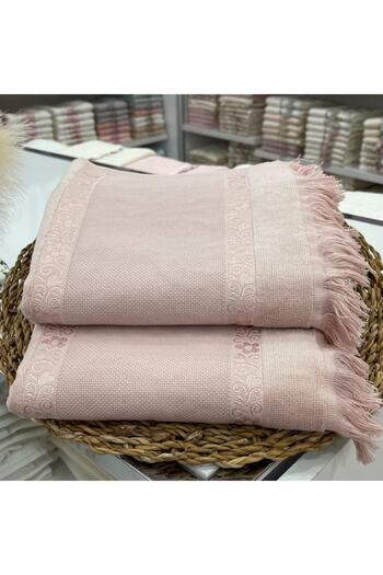 Nurpak 50*90 Etamine Cloth Velvet Towel Set of 2