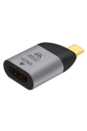 Alfais 4892 Type C To Hdmi 4k 60hz Mini Çevirici Dönüştürücü Adaptör