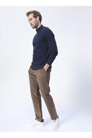 Fabrika Keno Slim Fit Brown Men's Chino Trousers