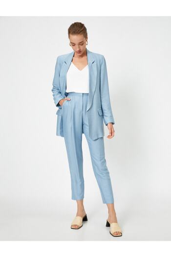 Koton Women's Blue Pants