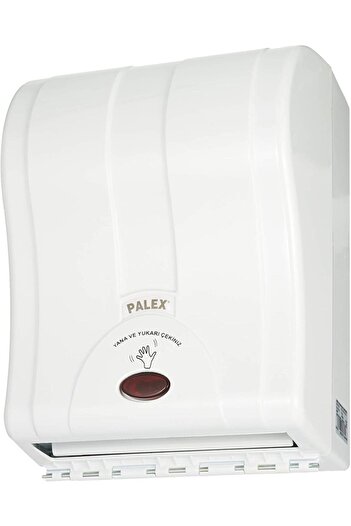 Palex Sensörlü Fotoselli Elektrikli Ve Pilli Otomatik Kağıt Havlu Makinesi 21 Cm Beyaz (2 Yıl Garantili)