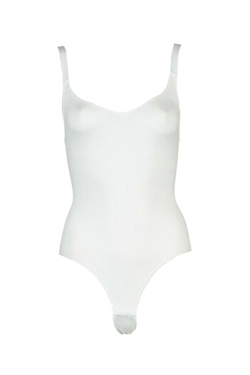 NBB Women's White Seamless Body Corset - 2944