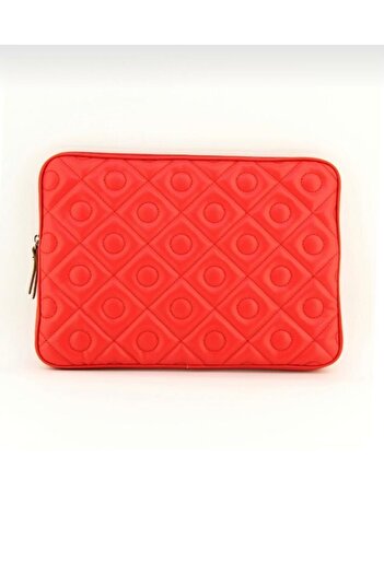 ATABEY ÇANTA MacBook Air Pro - 13 & 13.3 Inch Red Quilted Laptop Case, Compatible