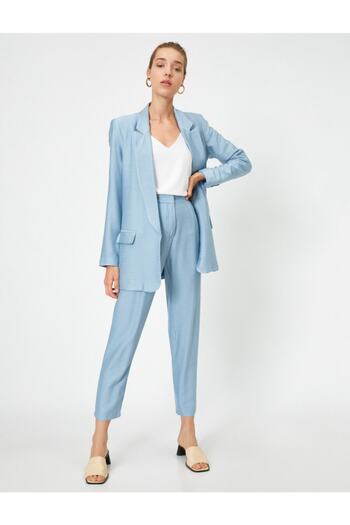 Koton Women's Blue Pants