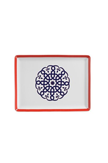 Kütahya Porselen Seljuk Single Piece 27x20 Cm Flat Plate
