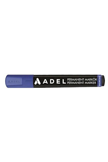 Adel Silinmez Koli Kalemi Kesik Uçlu Mavi Renkli