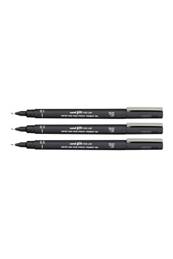 Uni Pin Fine Line Set 0.1-0.3-0.5
