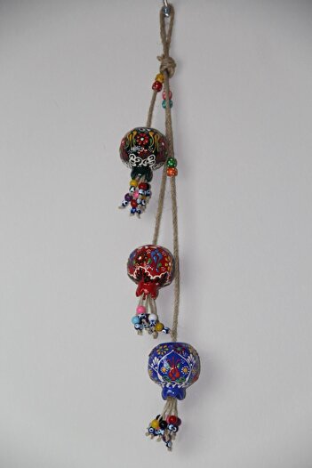 Doremcy Tile Patterned Triple Pomegranate Door Ornament