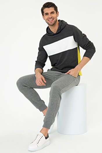Pierre Cardin Γκρι ανδρικό φούτερ G021SZ082.000.1288083