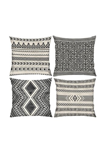 RİTMOHOME Ethnic 4-Piece Throw Pillow Cover