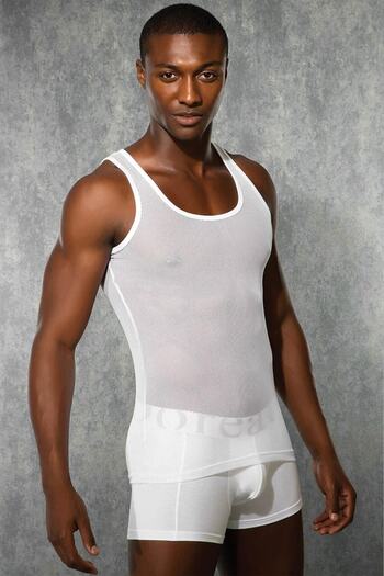 Doreanse Men's Polyamide Transparent Undershirt
