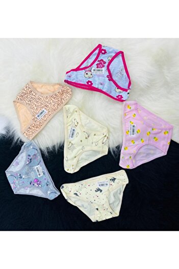Poli Underwear Girl's 6-Piece Slip Panties 1