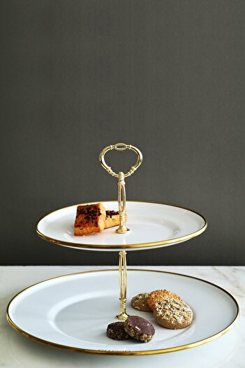 Emsan Troy Enameled Cookie Holder White