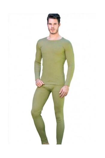 Tutku Men's Bottom Top Long Sleeve Thermal Suit