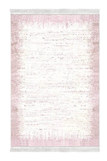 Alanur Home Eko Trend Djt 3-Pece Washable Non-Slip Σετ πατάκι μπάνιου 1342 Modern Powder