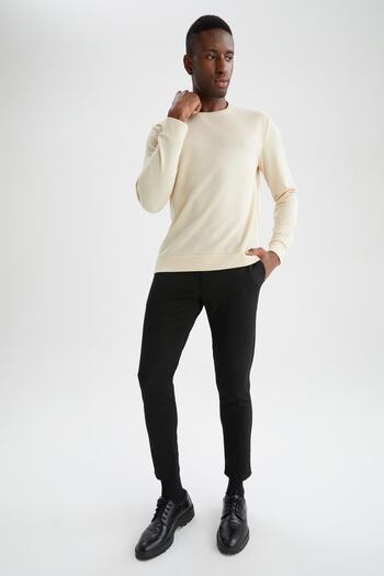 DeFacto Φούτερ με μοντέρνο Fit Crew Neck