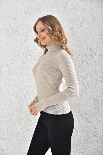 Rodi Turtleneck Knitwear Women's Sweatshirt - Rd22kb374452
