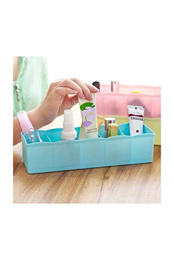 Tuğra 5 Compartment Drawer Socks Tie Drawer Organizer 3 Pieces