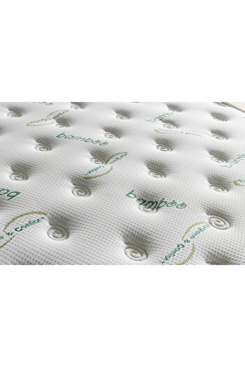 kuponsart 80x200 Bamboo Lüx Ortopedik Soft Ortopedik Yaylı Yatak