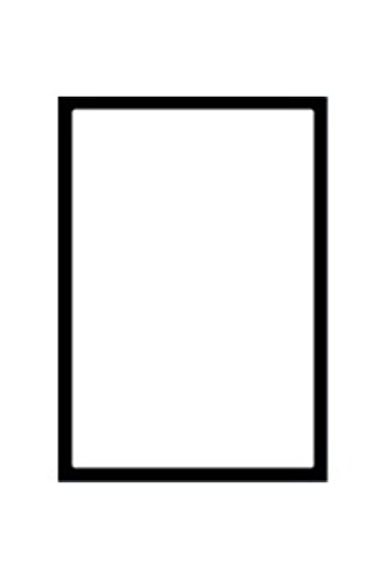 Kaizen Market A4 Magnet Black Magnet Frame (Pack of 10)