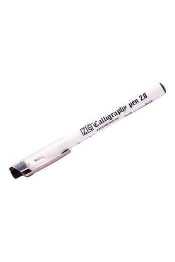 Zig Calligraphy Pen Side Cut Calligraphy Pen 2.0 Mm Black