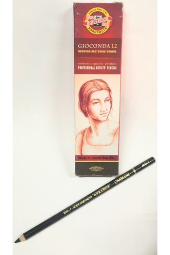Koh-i Noor Charcoal Color Charcoal 8810/2 Fuzzen Pen Professional Artist Pen
