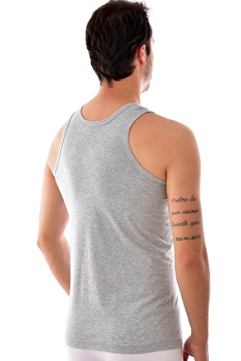 Seher Men's 6-Piece Gray Classic Combed Cotton Athlete Mrt0001g6
