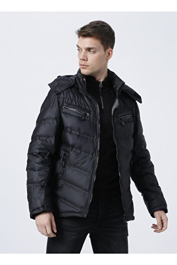 lumberjack 1w Everest Coat Crew Neck Normal Mold Plain Black Men's Coat