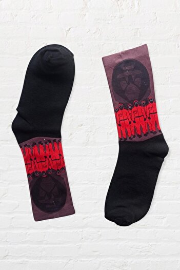 ZEYZEY MONKEY Squid Game Digital Print Socks