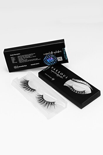 Vassoul Hollywood Takma Ipek Kirpik 100% Handmade Of Premium Korea