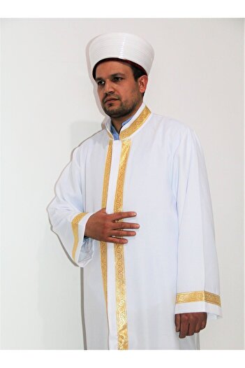 Reynes Cübbe Imam Simple Prayer Mat with Border Anti-Sweat Cubbe Special Fabric Cübbe