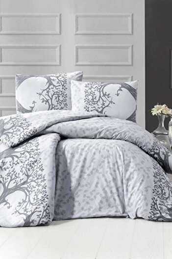 ALTINBAŞAK HOME COLLECTİON Бавовняний комплект постільної білизни Ranforce для односпального ліжка в коробці
