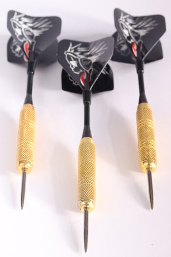 Delta 18 grDart Set (3 Pieces) - Steel Tip + Brass Body + Colorful Wing - Dart Set