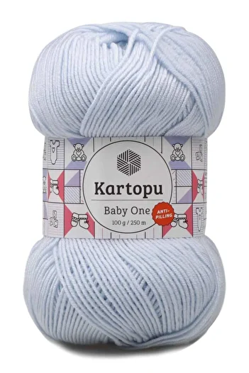 Kartopu Baby One Blue Knitting Filament - 100 gr K580