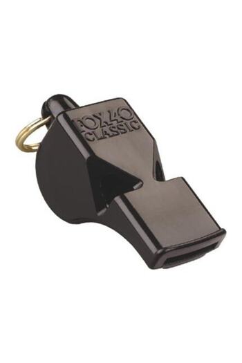 Fox Black Whistle Pearl Official
