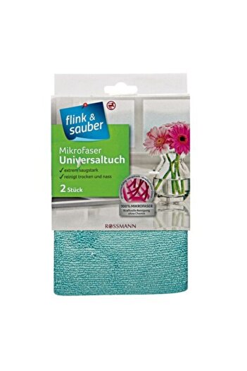 Flink Sauber Flink & Sauber Microfiber Very Absorbent General Cleaning Cloth 32x35 Cm