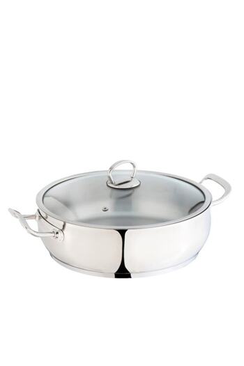 Tantitoni Basic Stainless Steel Pot 26x8.5 cm