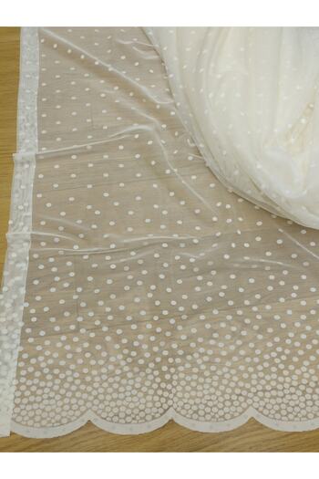Esse Home Polka Dot Lace Tulle Curtain, 450x260, Sparse Pleat, 1/2